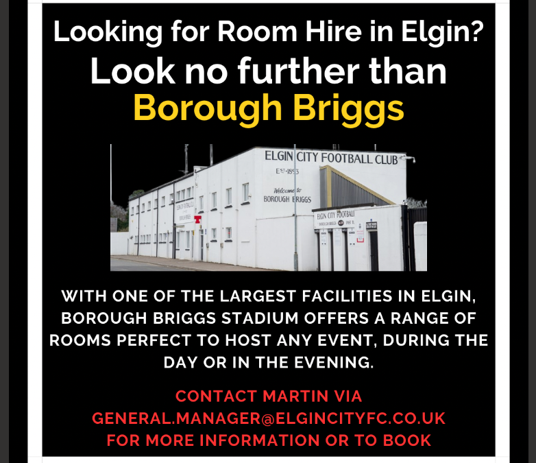 Looking for room hire ?