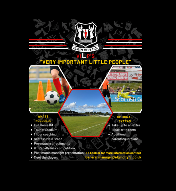 This season we are launching a new Matchday experience for our Very Important LITTLE people! 